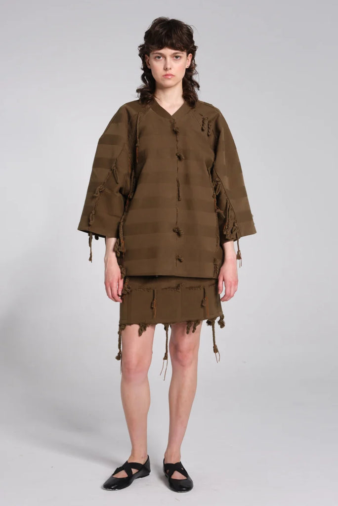 Braided Cocoon Coat - one size – Quadrat Shop