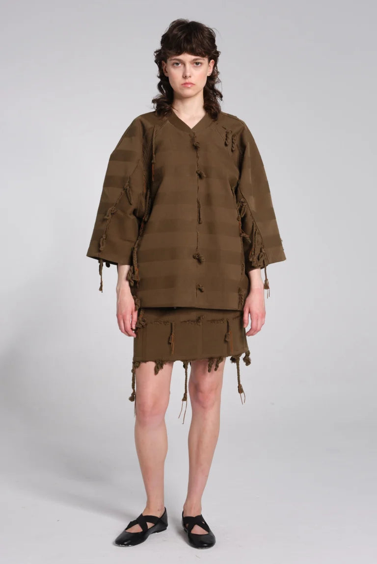 Braided Cocoon Coat - one size – Quadrat Shop